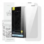 Folie sticla securizata Baseus Corning Dust Filter compatibila cu iPhone 14 Pro Max, Transparent 3 - lerato.ro