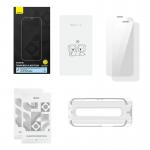 Folie sticla securizata Baseus Corning Dust Filter compatibila cu iPhone 14 Pro Max, Transparent 8 - lerato.ro