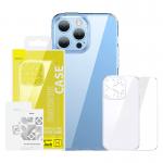 Kit protectie Baseus SuperCeramic 2in1, Carcasa si Folie Ecran, compatibil cu iPhone 14 Plus, Transparent 3 - lerato.ro