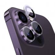 Folie sticla camera foto Baseus Corning, Kit aplicare inclus, compatibila cu iPhone 14 Pro / 14 Pro Max, Transparent
