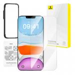 Folie sticla securizata Baseus Superior HD compatibila cu iPhone XS Max/11 Pro Max, 2 x Kit curatare si EasyStick incluse, Transparent 6 - lerato.ro