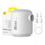 Pompa portabila 3-in-1 Baseus PocketGo, Functii de lanterna si dezumflare, Debit aer 230L/min, 3500 Pa, 130lm, Alb 3 - lerato.ro