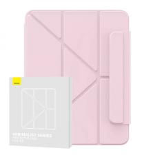 Husa magnetica Baseus Minimalist compatibila cu iPad 10, 10.9 inch, Roz