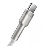 Cablu pentru incarcare si transfer de date Baseus, USB la USB-C, 66W, 2 m, 480 Mbps, Alb 6 - lerato.ro