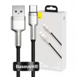 Cablu pentru incarcare si transfer de date Baseus, USB la USB-C, 66W, 0.25 m, 480 Mbps, Negru 3 - lerato.ro
