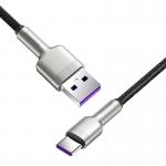 Cablu pentru incarcare si transfer de date Baseus, USB la USB-C, 66W, 0.25 m, 480 Mbps, Negru 5 - lerato.ro
