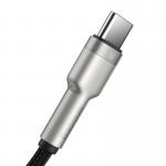 Cablu pentru incarcare si transfer de date Baseus, USB la USB-C, 66W, 0.25 m, 480 Mbps, Negru 6 - lerato.ro