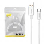 Cablu pentru incarcare si transfer de date Baseus, USB la USB-C, 100W, 6A, 1.5 m, 480 Mbps, Alb 3 - lerato.ro