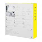 Parasolar auto Baseus T-Space, protectie solara, instalare magnetica, compatibil cu Tesla Model Y, Alb 10 - lerato.ro