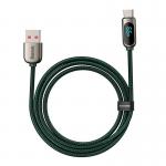 Cablu pentru incarcare si transfer de date Baseus, USB la USB-C, 66W, 1 m, Verde 7 - lerato.ro