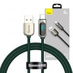Cablu pentru incarcare si transfer de date Baseus, USB la USB-C, 66W, 1 m, Verde 9 - lerato.ro