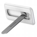 Suport pliabil telefon Baseus, Montare cu adeziv, Alb 2 - lerato.ro