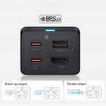 Incarcator retea Baseus GaN5 Pro HUB, 2xUSB-C, 1xUSB-A, 1xHDMI 4K 30Hz, 67W, 40Gbs, Cablu 1m, Negru 13 - lerato.ro