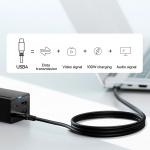 Incarcator retea Baseus GaN5 Pro HUB, 2xUSB-C, 1xUSB-A, 1xHDMI 4K 30Hz, 67W, 40Gbs, Cablu 1m, Negru 14 - lerato.ro