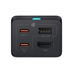 Incarcator retea Baseus GaN5 Pro HUB, 2xUSB-C, 1xUSB-A, 1xHDMI 4K 30Hz, 67W, 40Gbs, Cablu 1m, Negru 4 - lerato.ro