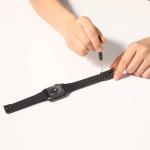 Curea din silicon Baseus compatibila cu Apple Watch 3/4/5/6/SE, 38 / 40 mm, Negru 12 - lerato.ro