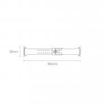 Curea din silicon Baseus compatibila cu Apple Watch 3/4/5/6/SE, 38 / 40 mm, Negru 19 - lerato.ro