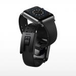 Curea din silicon Baseus compatibila cu Apple Watch 3/4/5/6/SE, 38 / 40 mm, Negru 5 - lerato.ro