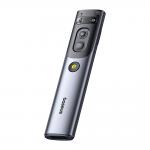 Presenter multifunctional Baseus Orange Dot Wireless, 2.4GHz, USB si USB-C, 300 mAh, Orange Laser Pointer, Universal, Gri 2 - lerato.ro