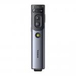 Presenter multifunctional Baseus Orange Dot Wireless, 2.4GHz, USB si USB-C, 300 mAh, Orange Laser Pointer, Universal, Gri 3 - lerato.ro