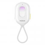 Detector camere ascunse Baseus Heyo Series II, 60 mAh, FUnctii alarma si lanterna, Cablu USB-A la USB-C, Alb 5 - lerato.ro