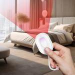 Detector camere ascunse Baseus Heyo Series II, 60 mAh, FUnctii alarma si lanterna, Cablu USB-A la USB-C, Alb 9 - lerato.ro