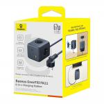 Priza alimentare Baseus EnerFill FA11, 65W, 1x AC, 2x USB-C, 1x USB-A, Cablu 1.5m, Negru 9 - lerato.ro