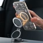 Suport auto Baseus BS-CW06 MagPro II, Dashboard Mount, Compatibil MagSafe, Rotire 360 grade, Negru 13 - lerato.ro