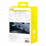 Incarcator auto Baseus Circular, 1xUSB-C, 1xUSB-A, 1xCablu USB-C, 1x Cablu Lightning, 60W, 3A, Negru 9 - lerato.ro