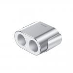 Incarcator si splitter auto Baseus CRDYQ-0S, 80W, 2xAC, 2xUSB-A, Silver 6 - lerato.ro