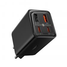 Incarcator retea Baseus GaN6 Pro, 100W, 2xUSB-C / 2xUSB-A, Fast Charging, Cablu USB-C de 1m inclus, Negru