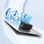 Incarcator retea Baseus GaN6 Pro, 100W, 2xUSB-C / 2xUSB-A, Fast Charging, Cablu USB-C de 1m inclus, Negru 12 - lerato.ro