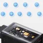 Incarcator retea Baseus GaN6 Pro, 100W, 2xUSB-C / 2xUSB-A, Fast Charging, Cablu USB-C de 1m inclus, Negru 16 - lerato.ro