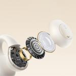 Casti bluetooth wireless OWS Bass 15 Clip, Bluetooth 5.4, Autonomie 8h, 440mAh, USB-C, Alb 15 - lerato.ro