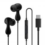 Casti audio cu microfon Baseus Encok CZ20, In-ear, Control pe fir, USB-C, Lungime cablu 1.1m, Negru 4 - lerato.ro
