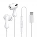 Casti audio cu microfon Baseus Encok CZ20, In-ear, Control pe fir, USB-C, Lungime cablu 1.1m, Alb 3 - lerato.ro