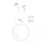 Casti audio cu microfon Baseus Encok CZ20, In-ear, Control pe fir, USB-C, Lungime cablu 1.1m, Alb 4 - lerato.ro