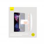 Folie protectie sticla securizata Baseus Crystal compatibila cu iPad Air 10.2 inch 2019 / 2020 / 2021, iPad Air 3 10.5 inch, Transparent 5 - lerato.ro