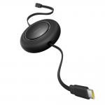 Cablu retractabil pentru incarcare si transfer de date Baseus Free2Pull Mini, USB-C la USB-C, 100W, 480Mbps, 2m, Negru 6 - lerato.ro
