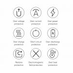 Baterie externa portabila Baseus Bipow, 10000 mAh, 15W, 3A, 1xUSB-C, 2xUSB-A, Alb 13 - lerato.ro