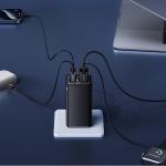 Incarcator retea Baseus GaN6 Pro, 2xUSB-A, 2xUSB-C, 100W, Negru 15 - lerato.ro