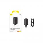Incarcator retea Baseus GaN6 Pro, 2xUSB-A, 2xUSB-C, 100W, Negru 10 - lerato.ro