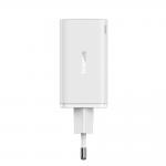 Incarcator retea Baseus GaN6 Pro, 2xUSB-A, 2xUSB-C, 100W, Alb 7 - lerato.ro