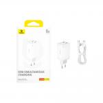 Incarcator retea Baseus GaN6 Pro, 2xUSB-A, 2xUSB-C, 100W, Alb 11 - lerato.ro