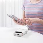 Baterie externa portabila Baseus Qpow2, 20000mAh, 22.5W, USB-C, Cablu USB-C, Cablu Lightning, Display LED, Alb 13 - lerato.ro