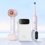 Baterie externa portabila Baseus Qpow2, 20000mAh, 22.5W, USB-C, Cablu USB-C, Cablu Lightning, Display LED, Alb 14 - lerato.ro