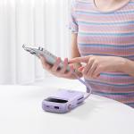 Baterie externa portabila Baseus Qpow2, 20000mAh, 22.5W, USB-C, Cablu USB-C, Cablu Lightning, Display LED, Mov 13 - lerato.ro