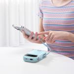 Baterie externa portabila Baseus Qpow2, 20000mAh, 22.5W, USB-C, Cablu USB-C, Cablu Lightning, Display LED, Albastru 13 - lerato.ro