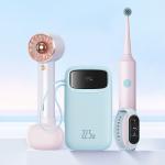 Baterie externa portabila Baseus Qpow2, 20000mAh, 22.5W, USB-C, Cablu USB-C, Cablu Lightning, Display LED, Albastru 14 - lerato.ro