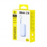 Baterie externa portabila EnerFill FC21 Qpow3 Ultra, 20000mAh, 22.5W, USB-C, Cablu USB-C, Cablu Lightning, Display LED, Albastru 5 - lerato.ro